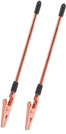 SAVITA 2pcs Hands Bracelets Helpers Bracelets Assistant Clips Jewelry Fastening Tool Jewelry Assistant Stick Adjusting Tool for Jewelry Bracelets Watch Necklace Keychain Clasps (Rose Gold)