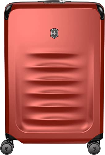 Victorinox Spectra 3.0 Expandable Medium Case, Reisekoffer Mittelgroß, Trolley mit 4 Rollen, 69 x 46 x 30 cm, 81-113 Liter, Erweiterbar, Rot