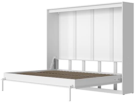 SMARTBett Amazon Schrankbett Classic 100x200 140x200 160x200 Bettschrank Wandbett Weiss 160 Horizontal