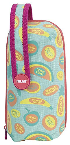 MILAN® Set mit 4 Federmäppchen mit Spezial-Serie Frutikis, Grün und Orange
