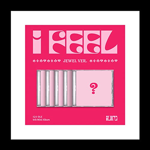 (G) I-DLE I FEEL 6th Mini Album CD+POB+Booklet+Lyric Paper+Photocard+Tracking Sealed GIDLE I-DLE (Jewel SET(Miyeon+Minnie+Soyeon+Yuqi+Shuhua))