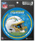 Rico Industries NFL Football Los Angeles Chargers Helm Runde Teamfarbe Vinyl Aufkleber