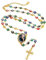 Supcare Damen Herren Bösen Blick Nazar Boncuk Kette Custom Fotokette Jesus Gebetskette Rosenkranz Katholische Halskette Christlich Necklace Edelstahl Rosary Kruzifix Anhänger Kreuzkette Schmuck