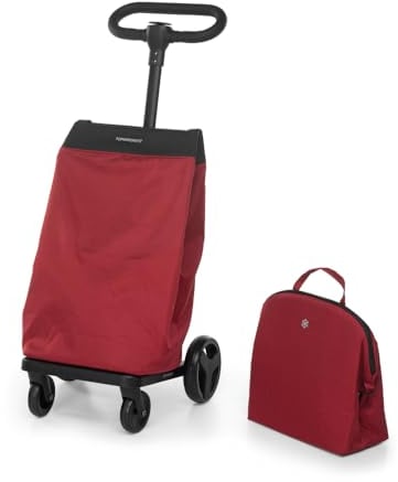 Foppapedretti Go Go Carrello Spesa, Red