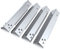 tuning-art GA30 Gasgrill Brennerabdeckung Edelstahl kompatibel mit Jamestown Knox 4-Brenner Gasgrills | Brennerschutz | Passgenau, Farbe:4er Set Chrom Bulle