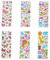 DIKACA 40 Blatt DIY Handwerksaufkleber Cartoon Kinderaufkleber 3D Kinderaufkleber 3D Kinderaufkleber Cartoon Aufkleber