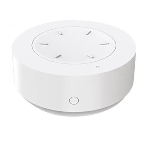 rieder Tuya Zigbee Smart Knob Knopf Szenenschalter Drahtloser Zufallsaufkleber Smart Home Dimmen Szenenschalter Langlebig Einfach zu Bedienen