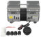 CDZHLTG Compresor de aire sin aceite profesional doble cilindro, Compresor silencioso, Para Compresores MéDicos, protección térmica con grandes ventiladores de refrigeración, 550 W, 220 V