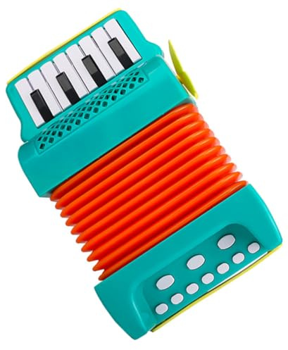 LRXIYODE Ziehharmonika Musikspielzeug Leicht und Tragbar Fördert Feinmotorik und Greifübungen Pädagogisches Instrument für Frühe Musikerziehung und Bühnenauftritte