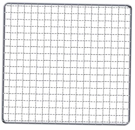 UPKOCH 304 Edelstahl Grillrost 20x20 cm, Wiederverwendbar für Airfryer