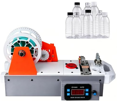 3D Printer Extruder Filament Maker Machine, Recycled PET Bottle Recycler for Families, Digital Temperature Control, for Families, DIY Makers, Small Studios Gray Grey