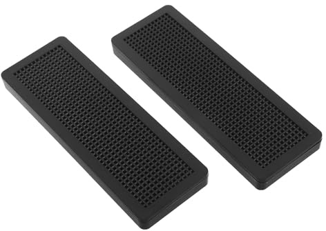 LIGIGWASH 2pcs Cigar Humidifier Insert with Humidity Control System and Spacious Design for Desktop Cigar Humidor Black Plastic and Flower Mud Material