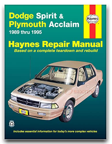 Dodge Spirit & Plymouth Acclaim 1989-95