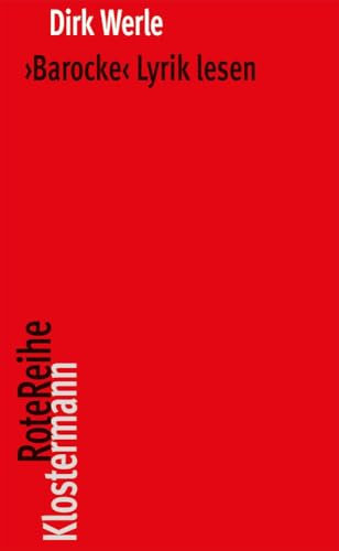 'Barocke' Lyrik lesen (Klostermann RoteReihe)