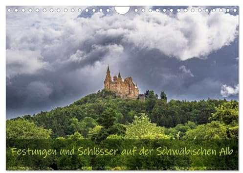 Festungen und Schlösser auf der Schwäbischen Alb (Wandkalender 2026 DIN A4 quer), CALVENDO Monatskalender