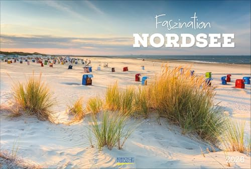 Faszination Nordsee 2026: Großer Foto-Wandkalender von der Küste und der Nordsee in Deutschland. PhotoArt Panorama Querformat: 58x39 cm.