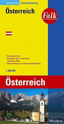 Falk Länderkarte Österreich 1:300 000