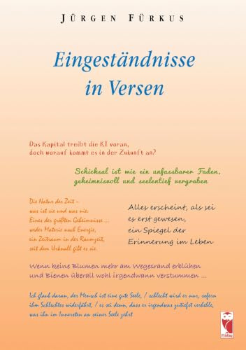 Eingeständnisse in Versen: Gedichte: Lyrik (Frieling - Edition Avra)