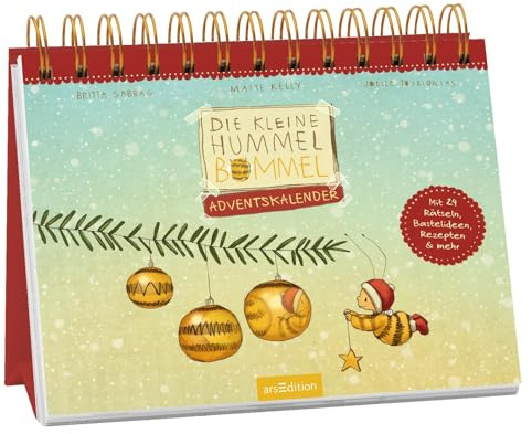 Die kleine Hummel Bommel – Adventskalender: Mit 24 Stickern, Rezepten, Bastelideen und mehr