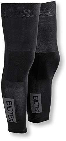 Biotex Gambali Termici Ottimi per l'Inverno, Protezione Termica per Gambe, Intimo Tecnico Sportivo, Nero, M