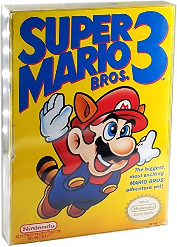 Link-e : 10 X Custodia protettiva in Plastica Trasparente per Scatola da Gioco Compatibile con la Console Nintendo NES