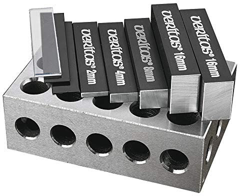 Veritas Metrische Parallelendmaße mit Parallelblock, 9-teilig