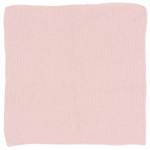 Spüllappen 'Mynte' in rosa gestrickt aus Baumwolle von IB Laursen