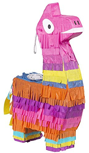 Boland 54445 - Mini Pinata Lama, Größe 23 x 13 cm, Schlag-Pinata, Geburtstag, Mottoparty, Feier, Kindergeburtstag, Deko, Süßigkeiten, Geschenke