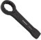 WEDO Schlag-Ringschlüssel,40 Chromstahl Ring-Maulschlüssel,Schraubenschlüssel,SW 46mm,Länge 235mm,Ringschlüssel schwarzer Spray auf der Oberfläche,starkes Drehmoment,DIN Norm