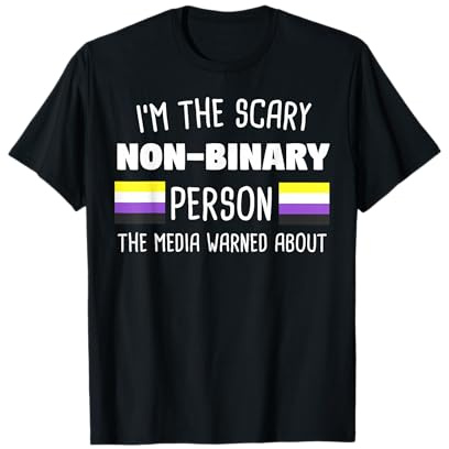 Non Binary Nicht-Binär Flagge Nicht-Gender LGBTQia Geschenk T-Shirt