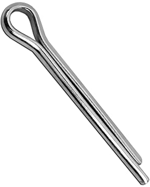 10 Stück Sicherungsstifte Splinte Stecksplint DIN94 Federstecker Edelstahl V4A Sicherungsklammer, Größe:3mm x 25mm