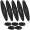 Keenso 5Pcs Float Classic Fishing Bobber, tragbare Eva Catfish Floats und Bell Fishing Zubehör High Strength Black(30g)