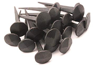 Handgeschmiedeter traditioneller alter antiker rustikaler Rosenspieß Vintage viktorianischer Kopf Schmiedeeisen Schwarz Nagel Holz Handwerk Tür Möbel Dekorative Studs Pins Nägel 1kg