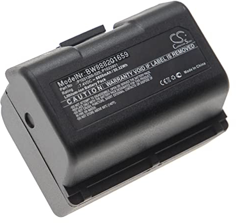 vhbw 1x Akku kompatibel mit Zebra ZQ630 RFID, ZR628, ZR638 Drucker Kopierer Scanner Etiketten-Drucker (6800 mAh, 7,4 V, Li-Ion)