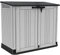 Keter Store it Out Nova Gartenschuppen aus Kunststoff, Außenmaße: 132 x 71.5 x 113.5 cm, hellgrau