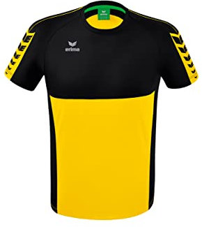 Erima Six Wings T-Shirt gelbschwarz, L Herren