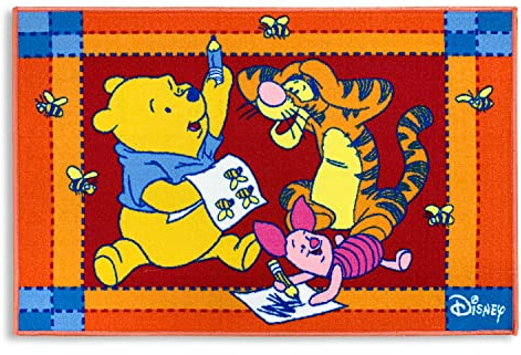 NADA HOME Rutschfester Teppich Disney Winnie Puuh 80 x 120 cm 4852