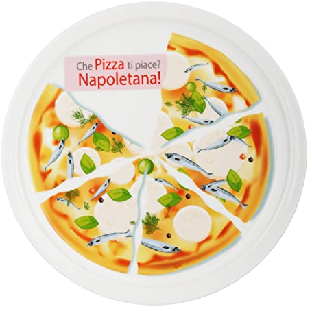 KASANOVA Piatto pizza 30,5 cm Napoletana multicolore Tavola