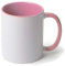 Pack de 36 Tazas de cerámica Interior y asa Rosa Calidad (A) | Ideales para ser Impresas Mediante la sublimación | Color Rosa | 36 Unidades