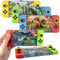 LG-Imports Geduldsspiel Wasser Dinosaurier Glitzer Dino Ringe Kinder 3 Stück Wasserflipper Handheld Bunt 17cm Mitgebsel