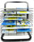 Art Drying Rack | Mobile Metal Rack with Removable Shelves | Drying and Storage Solution for Preschool Art Projects, Studios, and Craft Rooms (15 Shelves)