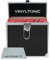 Vinyl Tonic 30,5 cm große Vinyl-Schallplatten-Aufbewahrungsbox, Schwarz, 17,8 cm, Aktentasche