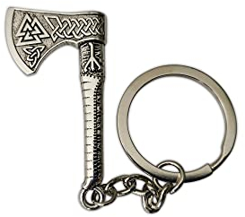 Eillwin Viking Rune Axe Keyring Vintage Perfect Amulet Keychain Gift for him