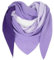 Gloop Damen XXL Strick Dreieck Schal Halstuch Baumwolle Musselin Schal ohne Kratze an Haut Made in Italy