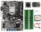 Wlauqueta B75 8USB BTC Motherboard+CPU+2X4G DDR3 RAM+128G SSD+CPU Fan+Switch Cable+Thermal Grease LGA1155 DDR3 Slot MSATA