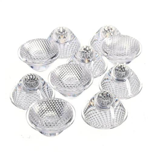 Prismen & Kaleidoskope 50 Stück 20 mm LED-Linse, optische Hochleistungs-LED-Linsen, 5/10/15/30/45/60/90/120 Grad for 1 W, 3 W, 5 W LED-Licht Optik-Kits für den naturwissenschaftlichen Unterri (Color