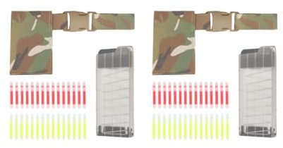 Mealoodiousmusea 2 Satz Taktische Markierung Licht Dispenser Glow Beleuchtung Tasche Aufhänger Paintball grün