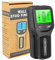 Shkalacar Digitales Ortungsgerät, 5 in 1 Elektronischer Wandscanner-Detektor mit HD LCD Display, Akustische Warnung, Stud Finder Wandscanner zum Auffinden von Stromleitungen Holzbalken (Schwarz)