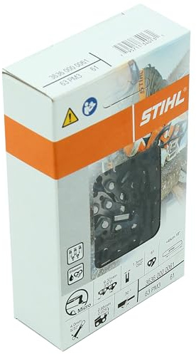 Stihl 63PM3-61, 63PM3 61, Picco Micro 3 Sägekette, 3/8 Zoll P 0,50 Zoll 61 Drivelink Kettenrolle, 3636-000-0061 36360000061 3636 000 0061
