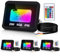 Yakimz 4 pièces 20W RGB Projecteur avec télécommande, projecteur LED RGB extérieur IP66 étanche, multicolore à intensité variable Smart Light, 16 couleurs 4 modes fonction mémoire pour Halloween Noël